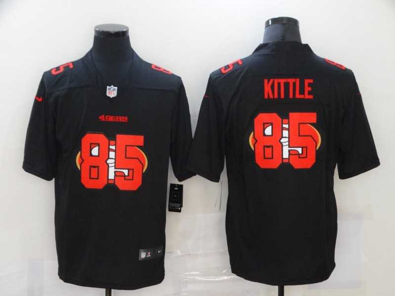 Nike 49ers 85 George Kittle Black Shadow Logo Limited Jersey Dzhi,We sell and wholesale Nike 49ers 85 George Kittle Black Shadow Logo Limited Jersey Dzhi on line form chian!